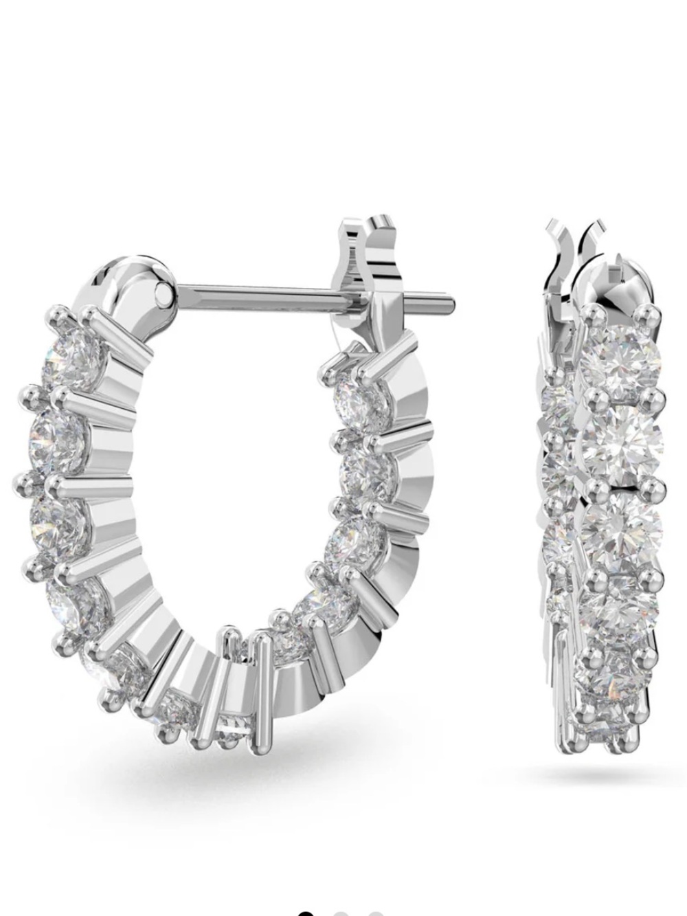 Swarowski Matrix Vittore hoop earrings
